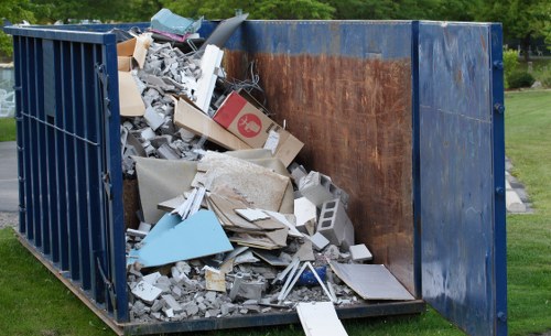 Professional team conducting site clearance in Mortlake